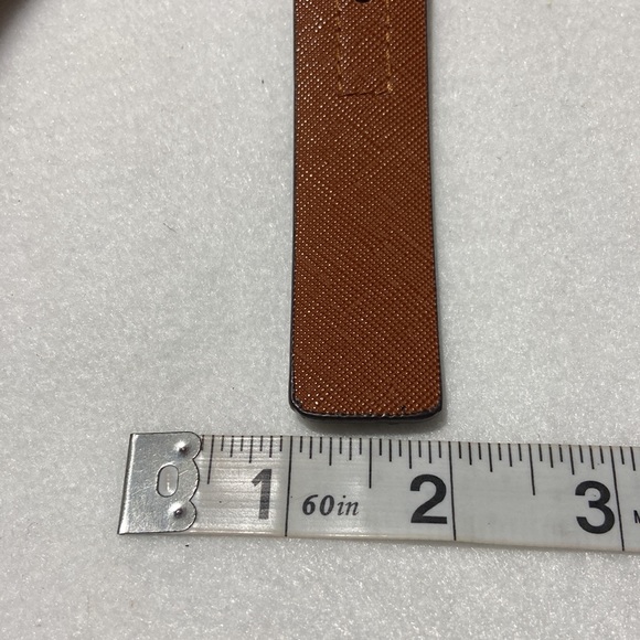 Genuine Michael KORS Reversible Belt. Silver Tone Buckle. Brown/Light & Brown - Picture 8 of 8